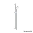 GROHE Tempesta Cube 110 Brausestangenset 900mm 2 Strahl 13,5l/min chrom
