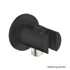 GROHE Tempesta Wandanschlussbogen mit Brausehalter matt black, 286282431