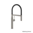 GROHE Essence EH-Spültischbatterie azb. Profibrause hard graphite gebürstet