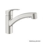 GROHE Eurosmart EH-SPT-Batterie fl. Ausl. azb. Dual-Spülbr. supersteel