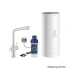 GROHE Red Duo Armatur und Boiler L-Size L-Auslauf supersteel, 30325DC1