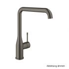 GROHE Essence EH-Spültischbatterie hoher Auslauf hard graphite gebürstet