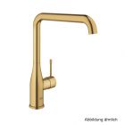 GROHE Essence EH-Spültischbatterie hoher Auslauf cool sunrise gebürstet