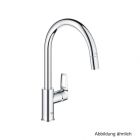 GROHE BauLoop EH-Spültischbatterie hoher Auslauf azb. Laminarbrause chrom