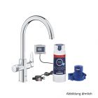 GROHE Blue Pure BauCurve Starter Kit  C-Auslauf US-Filter chrom, 30582000