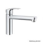 GROHE Eurosmart EH-SPT-Batterie Vor-Fenster-Montage mh. Auslauf chrom