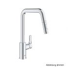 GROHE Eurosmart EH-SPT-Batterie hoher Auslauf Dual Spülbrause chrom, 30619000