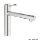 GROHE Concetto EH-SPT-Batterie ausziehbarer Mousseur supersteel, 31129DC1