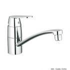 GROHE Eurosmart C EH-SPT-Batterie flacher Auslauf Niederdruck chrom