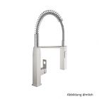 GROHE Eurocube EH-Spültischbatterie mit Profibrause supersteel, 31395DC0