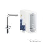 GROHE Blue Home Starterkit auszb. Mousseur BT/WIFI L-Auslauf chrom, 31539000