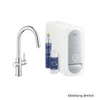GROHE Blue Home Starterkit auszb. Mousseur BT/WIFI C-Auslauf chrom, 31541000