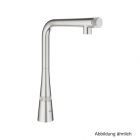 GROHE Zedra SmartControl SPT-Batterie L-Ausl. azb. Spülbr. supersteel