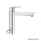 GROHE BauLoop EH-Spültischbatterie mittelhoher Absperrventil chrom, 31713000