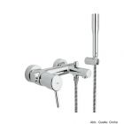 GROHE Concetto Einhand-Wannenbatterie mit Brauseset, verchromt 32212001