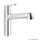 GROHE Eurodisc C Spültischbatterie, flacher Auslauf  emp  herausziehb. Brause,chrom