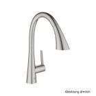 GROHE Zedra EH-Spültischbatterie C-Ausl. azb. 3-Strahl-Spülbr. supersteel