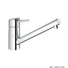 GROHE Concetto EH-SPT-Batterie flacher Auslauf chrom, 32659001