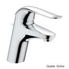 GROHE Euroeco Special EH-WT-Batt. hohe Ausführung Zugst.-Ablaufgrt. chrom