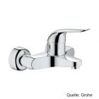 GROHE Euroeco Special EH-WT-Batt. Wandm. Gussauslauf Ausladung 157mm chrom