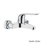 GROHE Euroeco Special EH-WT-Batt. Wandm. Gussauslauf Ausladung 205mm chrom