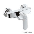 GROHE Eurosmart C Brausebatterie DN15 Wandmontage chrom