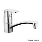 GROHE Eurosmart C Spültischbatterie mit flachem, schwenkbarem Auslauf, chrom