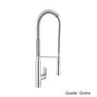 GROHE K7 Einhand-Spültischbatterie mit Profibrause, verchromt 32950000