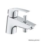 GROHE Eurosmart EH-Wannenbatt. Einlochmontage Eco-Override-Stop chrom