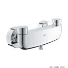 GROHE Eurosmart CT Selbstschluss-Brausebat. Wandmontage mit Mischung chrom