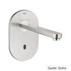 GROHE IR-WT-Elektr. Eurosmart CE FMS Wandm. Ausld. 232mm 230V edelstahl