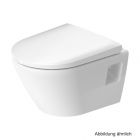 Duravit D-Neo Wand-Tiefspül-WC-Set Compact Rimless 480 mm, Weiß, 45870900A1