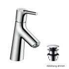 Hansgrohe Talis S Einhebel-Waschtischmischer 80 mit Push-Open Ablaufgarnitur