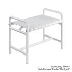 HEWI Duschbank der Serie 801, B:688mm, Stützlast 300 kg, senfgelb