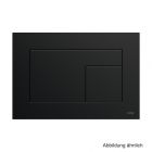 TECE Betätigungsplatte TECEvelvet für Zweimengentechnik, Nero Ingo / Schwarz