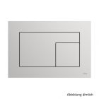 TECE Betätigungspl. TECEvelvet für 2-Mengentechnik, Grigio Efeso / Steingrau