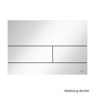 TECE Betätigungsplatte TECEsquare II Metall 2-Mengentechnik, Weiß glänzend