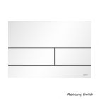 TECE Betätigungsplatte TECEsquare II Metall 2-Mengentechnik, Weiß matt