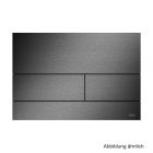 TECE Betätig. TECEsquare II Metall Chrom schwarz geb. (m. Anti-Fingerprint)