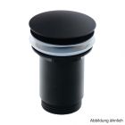 Permanent Ablaufgarnitur 1 1/4" rund, mattschwarz