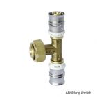 Alpex F 50 PROFI Übergangs-T-Stück 16mm x 1/2" IG x 16mm auf Mepla-Fix