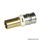 Alpex Press-Adapter SST/CU Messing, 20 x 18 mm