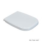 Duravit WC-Sitz D-Code mit Deckel, Scharniere Edelstahl, weiß, 0067310000
