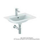 Ideal Standard Connect Air Möbelwaschtisch mit 1 Hahnloch und Überlauf 540x460x165 mm, weiss, E029601