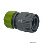 PVC-U Hydro-Fit Kupplung mit Wasserstop, Klemm x Klickmuffe 15-19 mm, Grau/Grün
