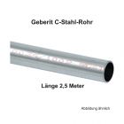 Geberit Mapress C-Stahl Rohr, außen verzinkt, 2,5 m Stange, 54 x 1,5 mm