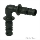 Geberit Mepla Winkel 90 Grd. (PVDF) 75 mm