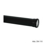 Geberit Silent-PP Rohr mit 1 Muffe, DN 125 x 150 mm