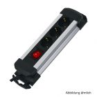 Steckdosenleiste 3-fach mit Schalter und 2m Kabel