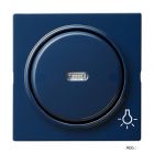 Gira S-Color Wippe mit Symbol Licht, blau 028546